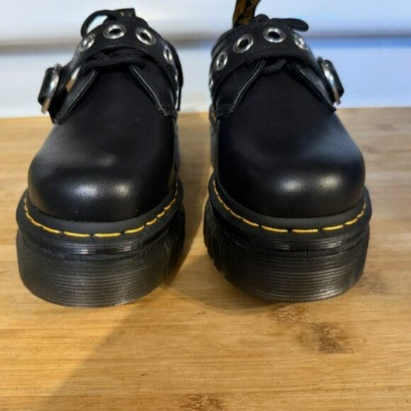 Audrick Hardware Leather Platform Oxford Shoes in Black - RARE - Picture 9 of 16